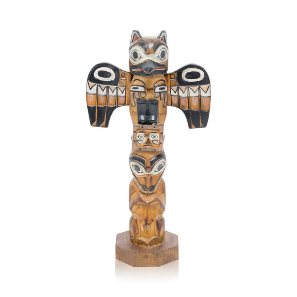 Alaskan Totem, Native, Carving, Totem Pole