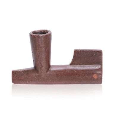 Catlinite T Pipe, Native, Pipe, Catlinite