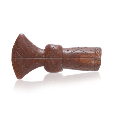 Catlinite "T" Pipe, Native, Pipe, Catlinite