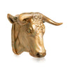 Tin Bull Head Trade Sign, Furnishings, Decor, Trade Sign