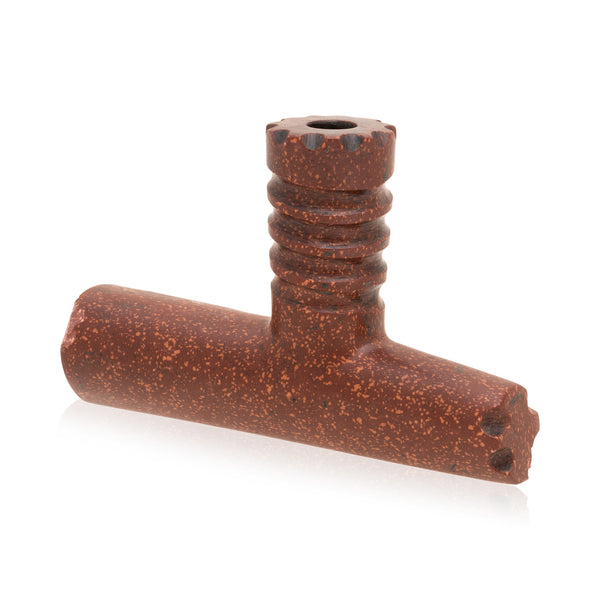 Catlinite "T" Pipe, Native, Pipe, Catlinite