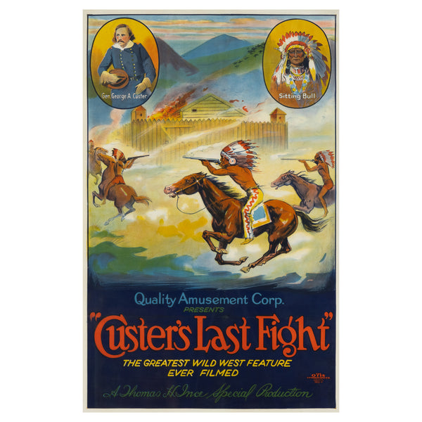 Custers Last Fight Movie Poster, Fine Art, Print, Other