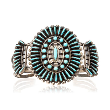 Zuni Needlepoint Bracelet, Jewelry, Bracelet, Native