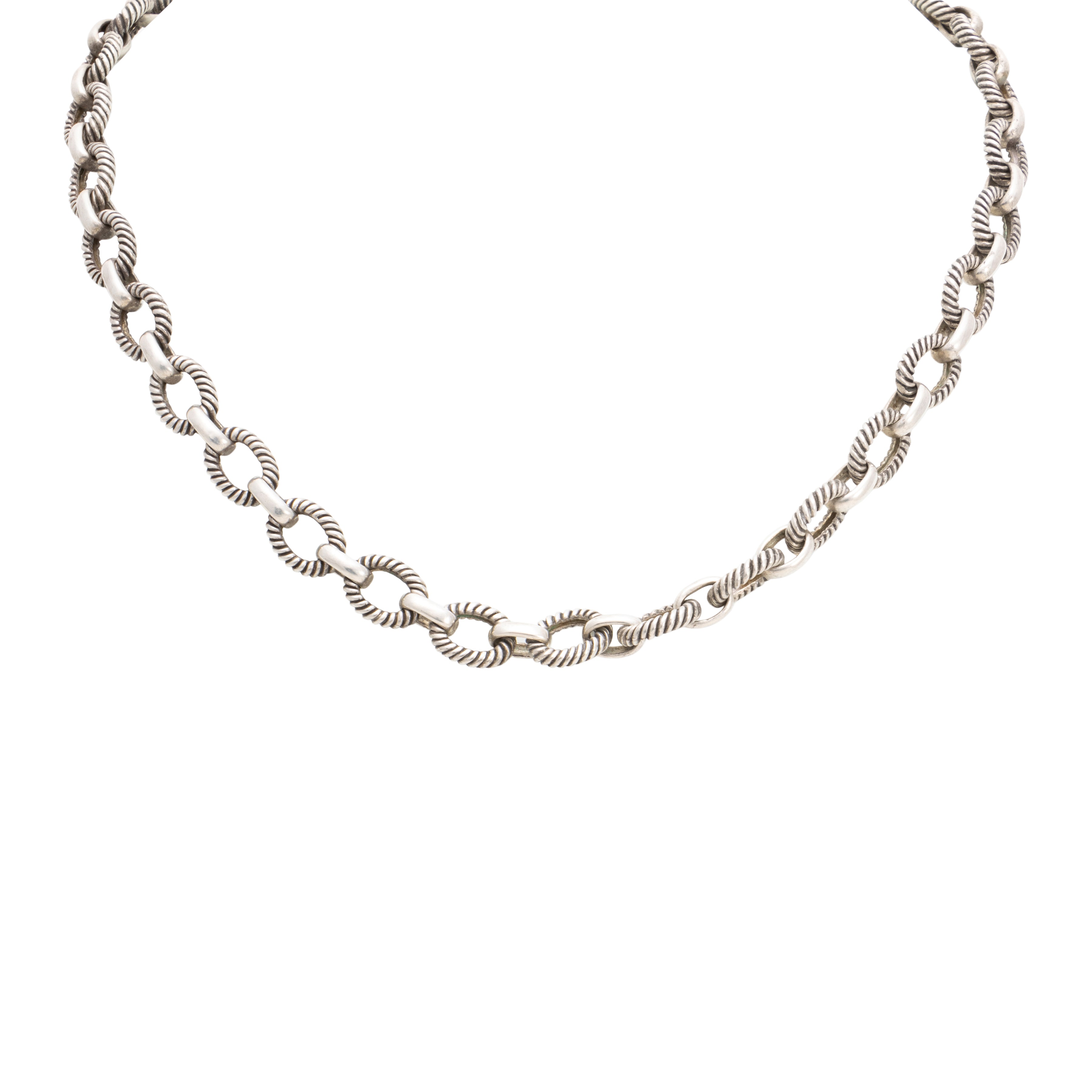 Sterling Link Chain, Jewelry, Necklace, Native