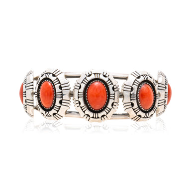 Navajo Coral Bracelet, Jewelry, Bracelet, Native