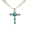 Navajo Turquoise Cross Necklace, Jewelry, Necklace, Native