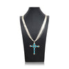 Navajo Turquoise Cross Necklace
