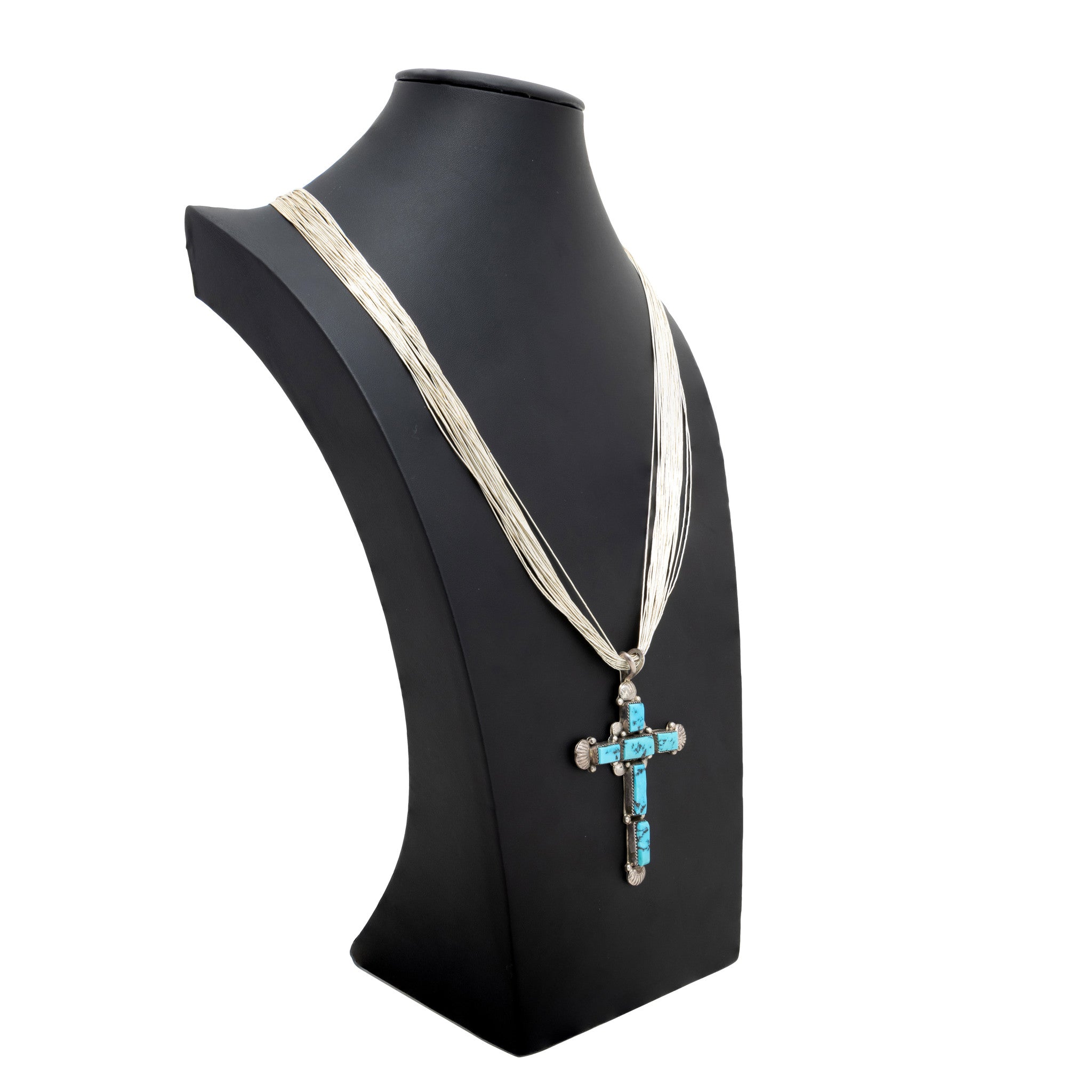 Navajo Turquoise Cross Necklace