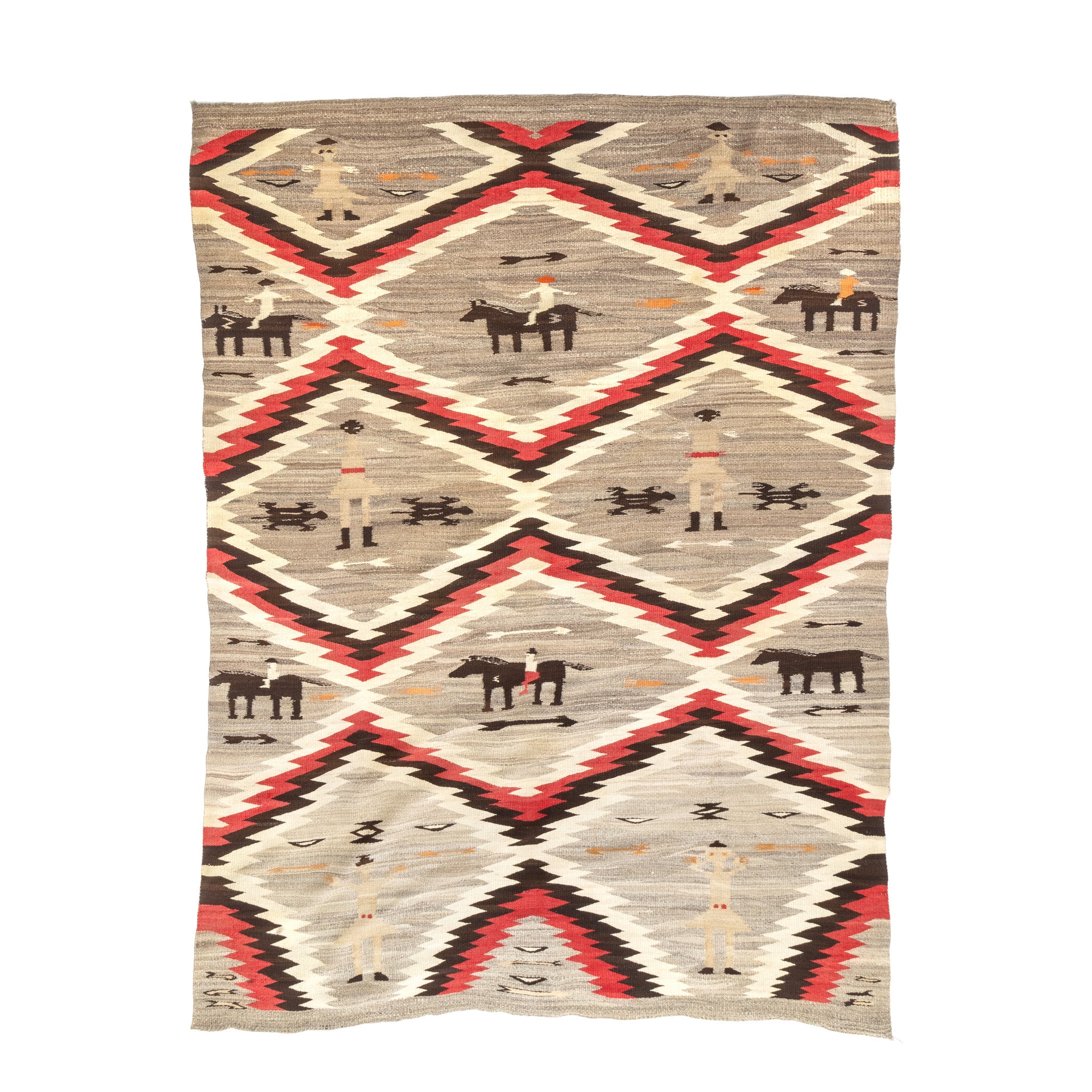 Navajo Crystal Pictorial, Native, Weaving, Floor Rug