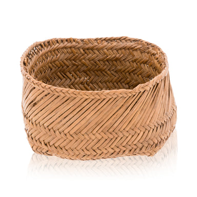 Tarahumara Miniature Basket, Native, Basketry, Vertical