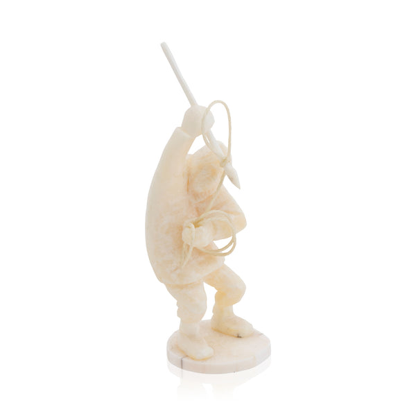 Inuit Ivory Carved Hunter, Native, Carving, Ivory