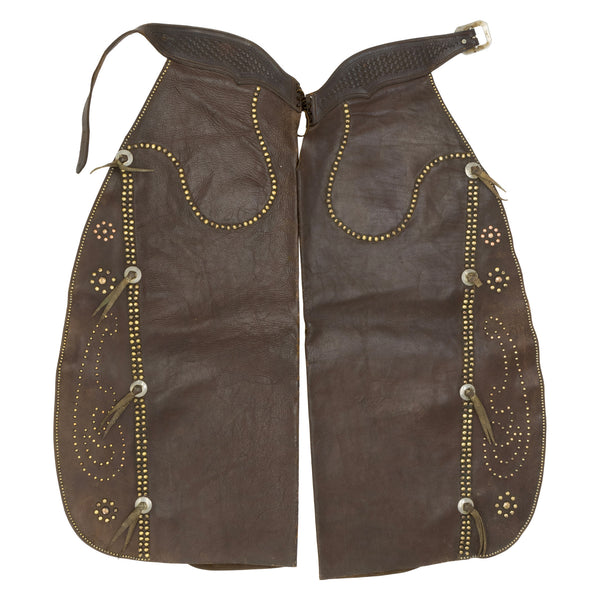 Studded Batwing Chaps, Western, Garment, Chaps