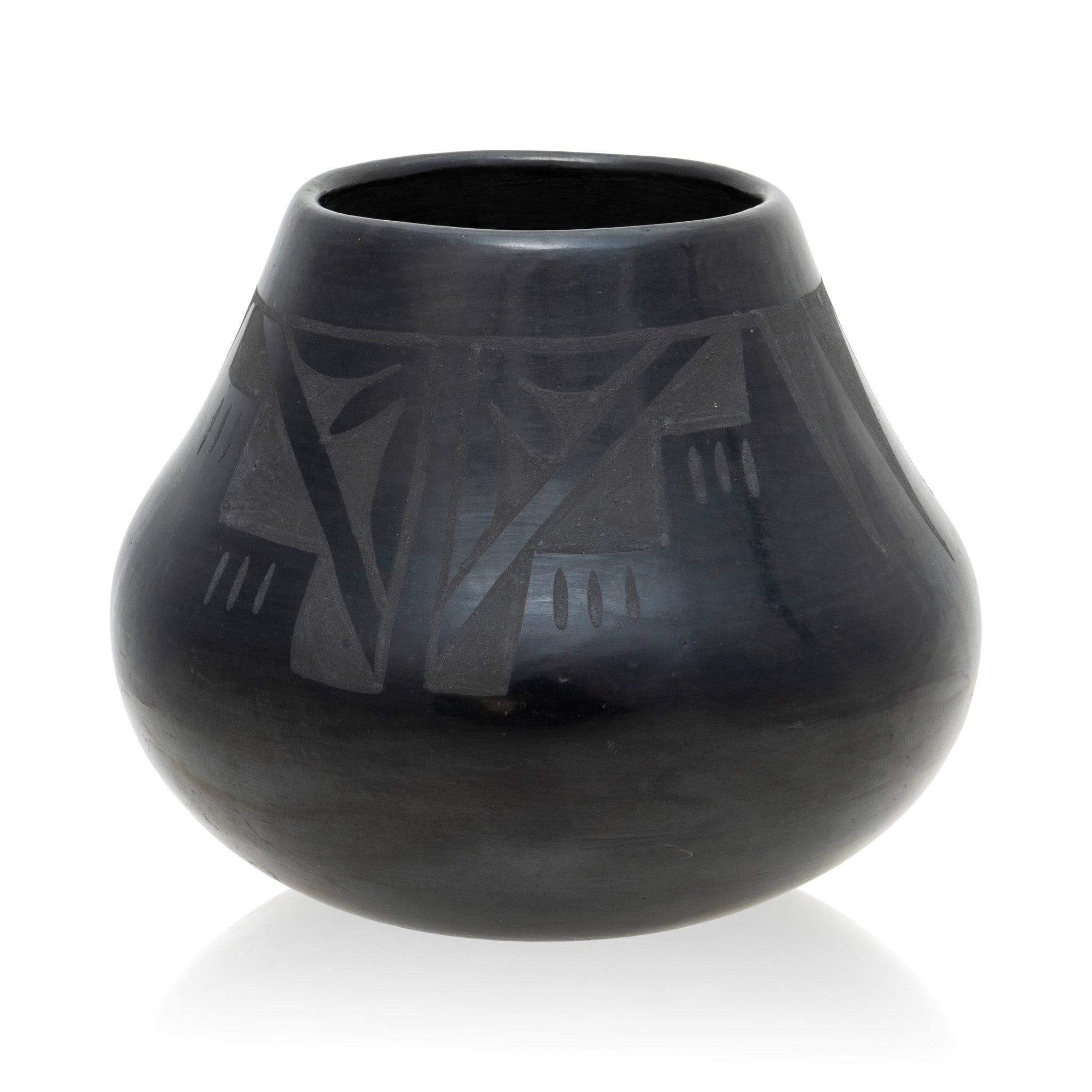 Santa Clara Pottery Bowl, Native, Pottery, Historic