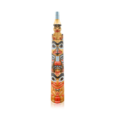 Chief Don Lelooska Totem, Native, Inspired Art, Totem