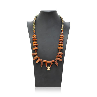 Tairona Carnelian Frog Necklace, Native, Garment, Necklace