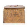 Algonquin Birch Bark Mocuck Basket, Native, Birch Bark, Container