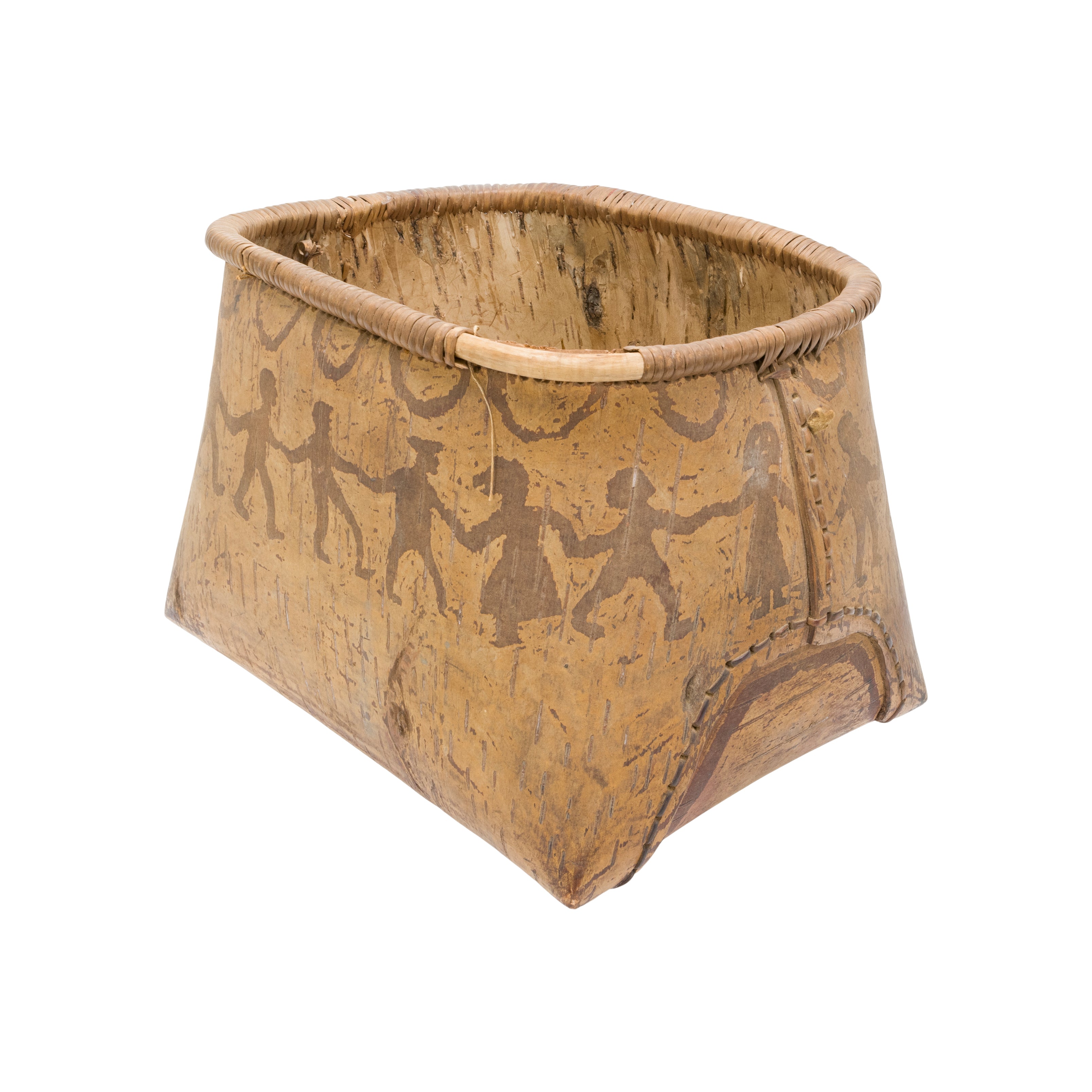 Mocock Algonquin Birch Bark Mocuck Basket — Cisco's Gallery