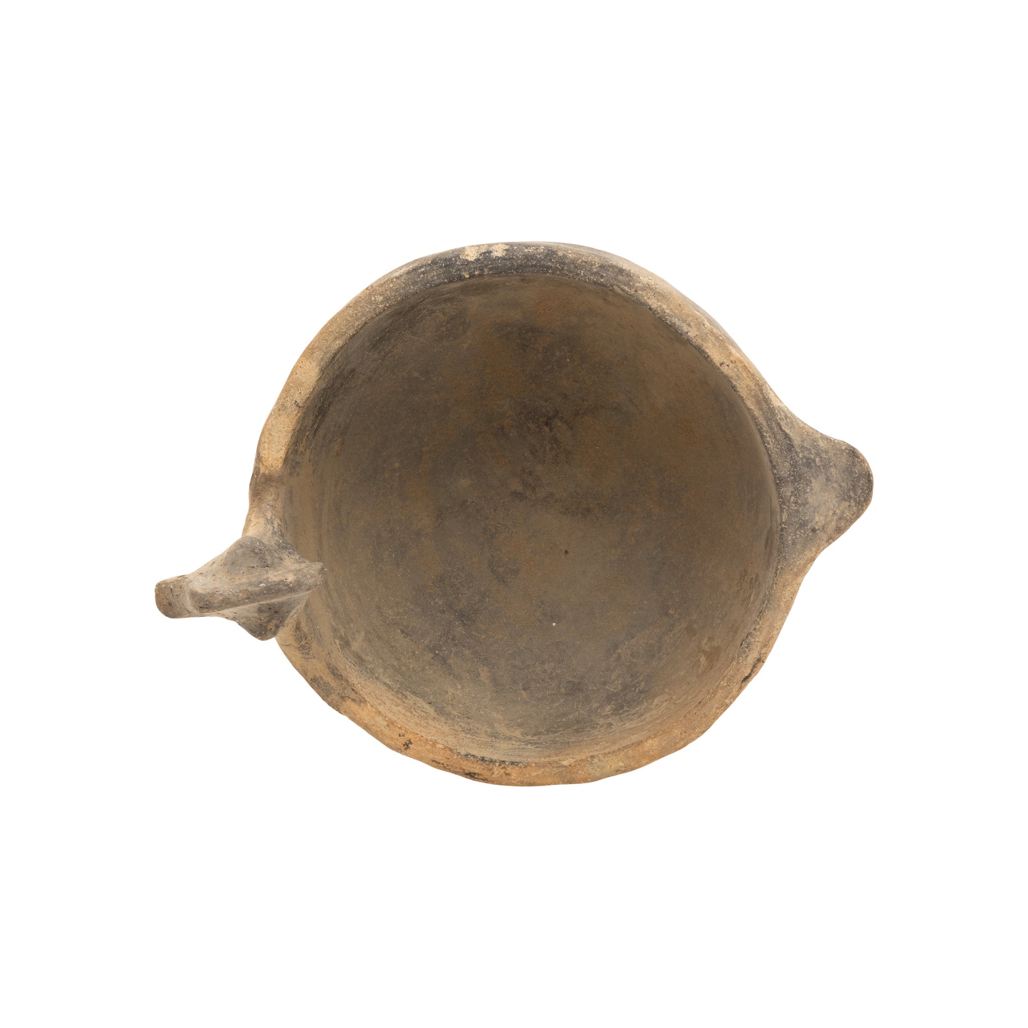 Mississippian Duck Effigy Pottery Bowl