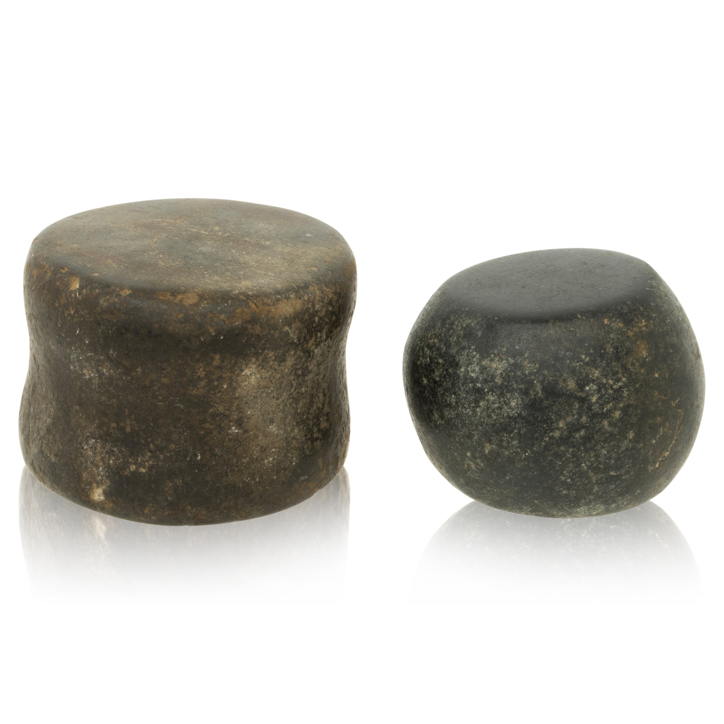 Pair of Prehistoric Stone Discoidals, Native, Stone and Tools, Other