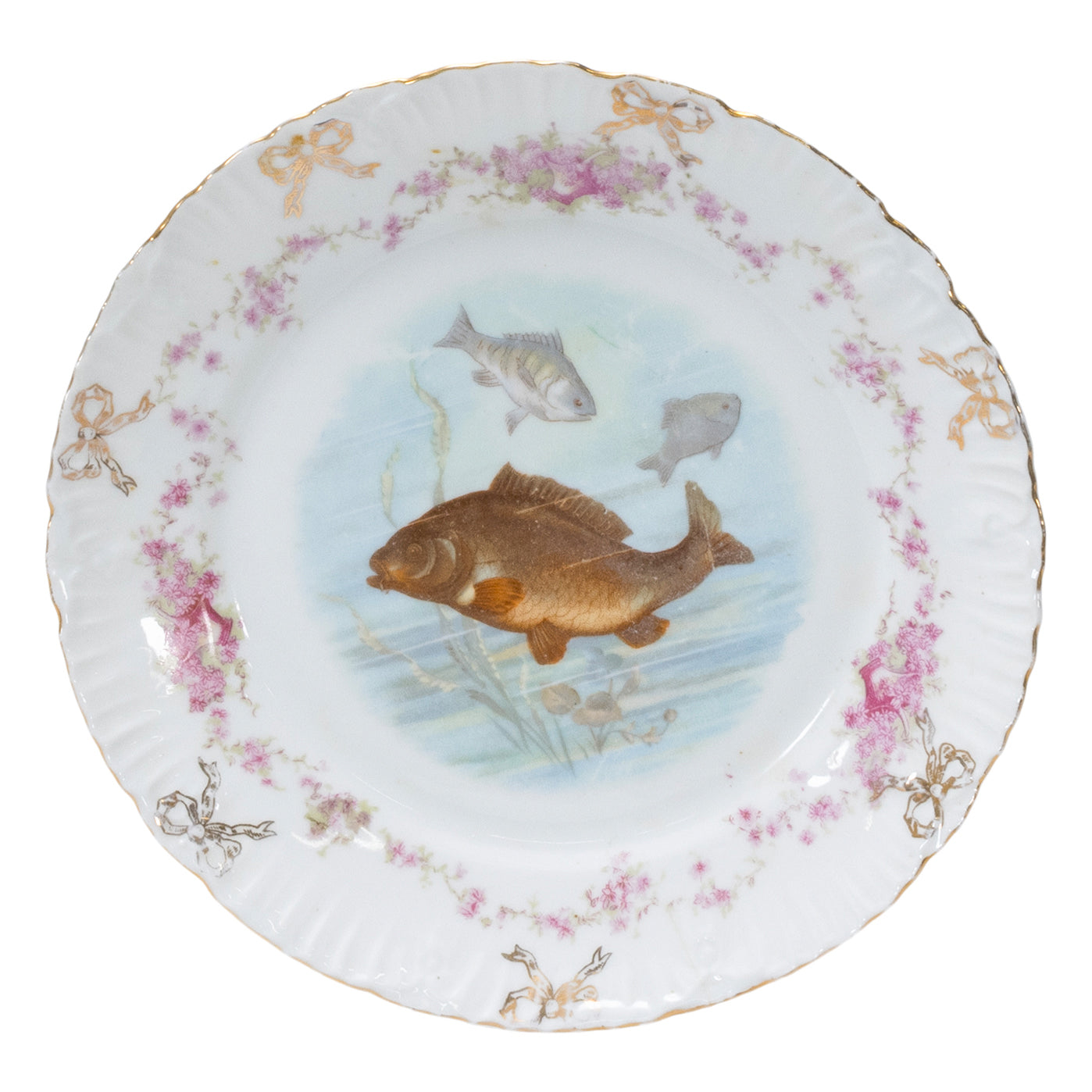 Dresden Porcelain Fish Tableware