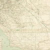 Large Map of California & Nevada 1907