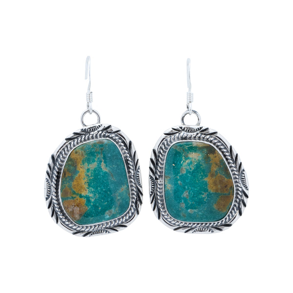 Navajo Turquoise Earrings, Jewelry, Earrings, Native