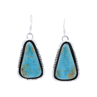 Navajo Turquoise Earrings, Jewelry, Earrings, Native