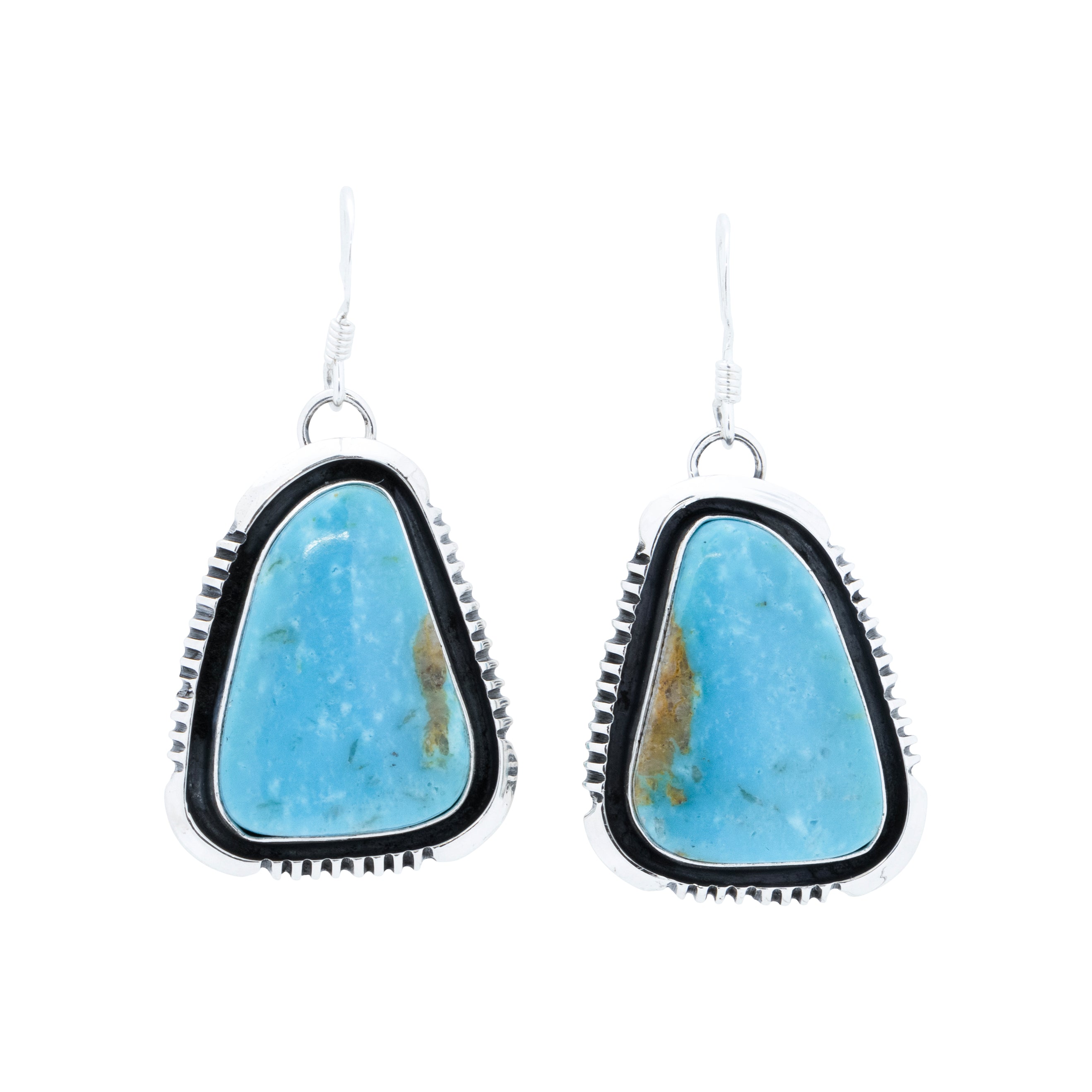Navajo Turquoise Earrings, Jewelry, Earrings, Native