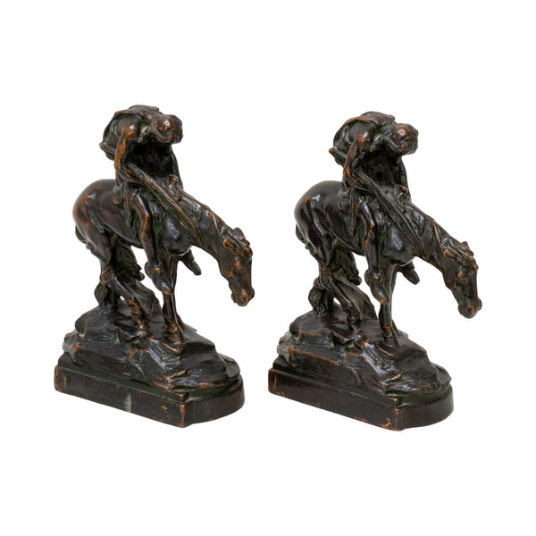 End of the Trail Bookends, Furnishings, Decor, Bookend