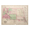 1865 Johnson's Nebraska/Dakota/Idaho/Montana Map