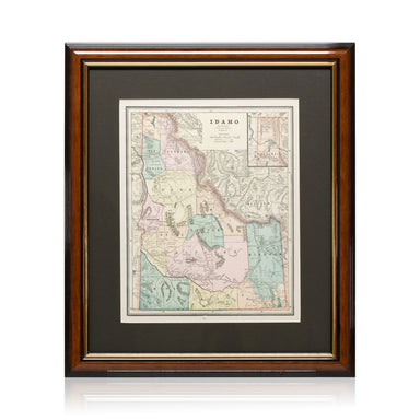 1870s Rand McNally Montana Map, Furnishings, Decor, Map