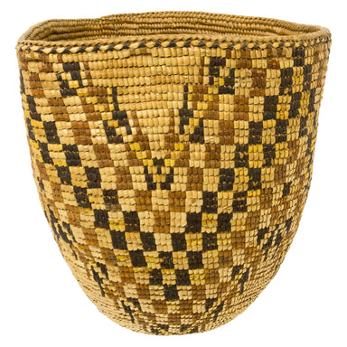 Yakama Basket, Native, Basketry, Vertical