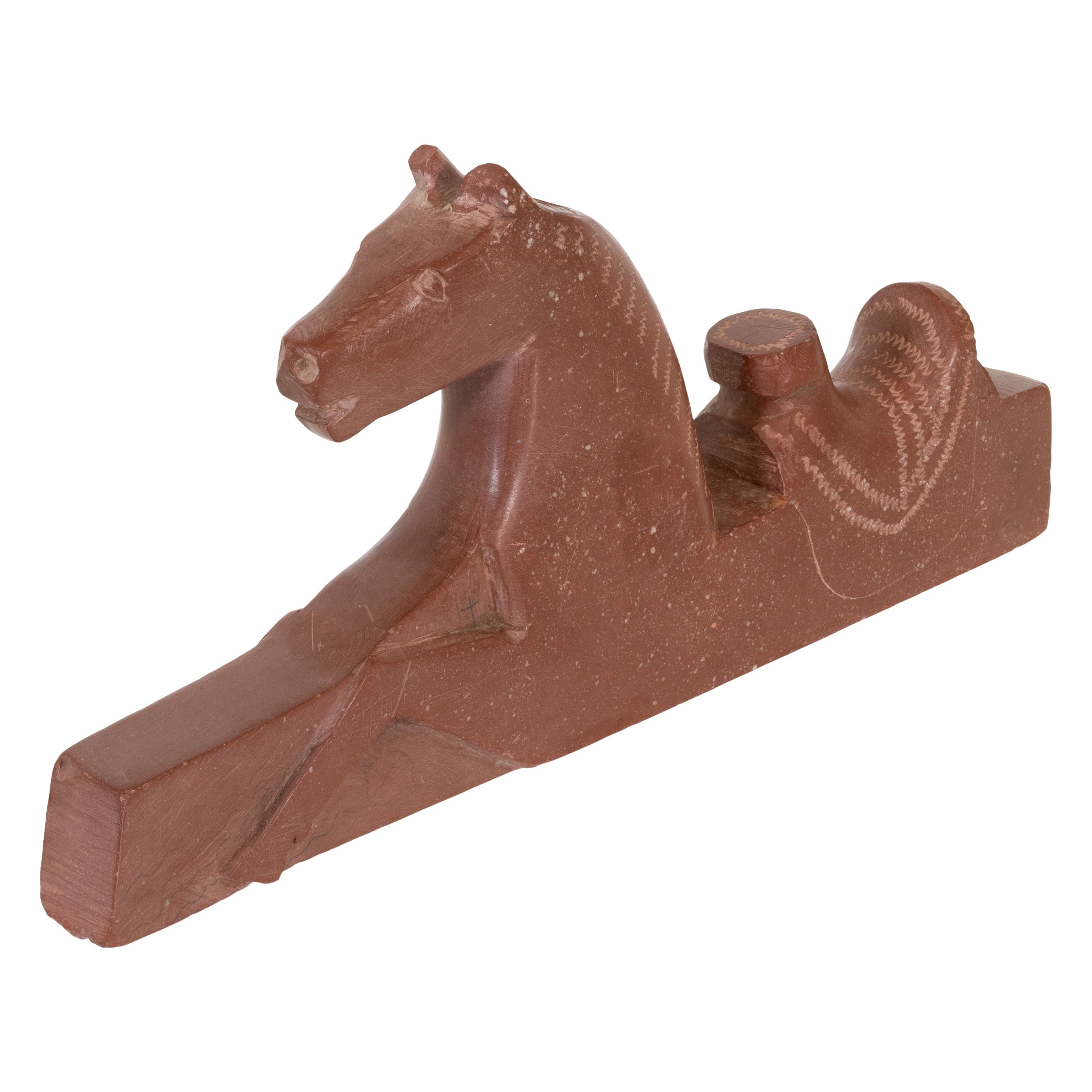 Great Lakes Catlinite Horse Pipe
