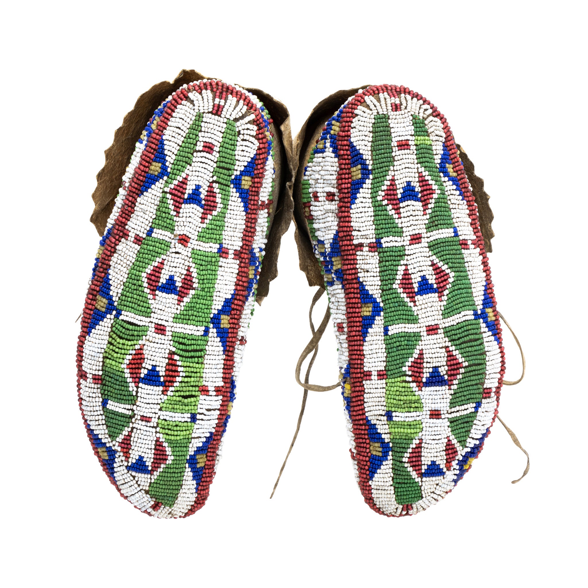 Sioux Fully Beaded Moccasins