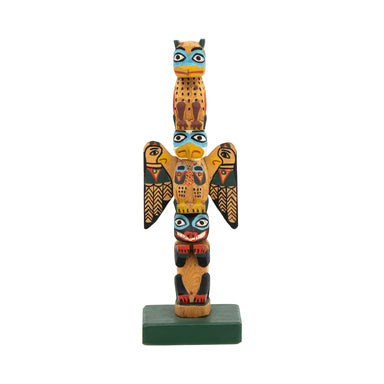 Tsimshian Chief Kyan Totem by Eli Tait, Native, Carving, Totem Pole