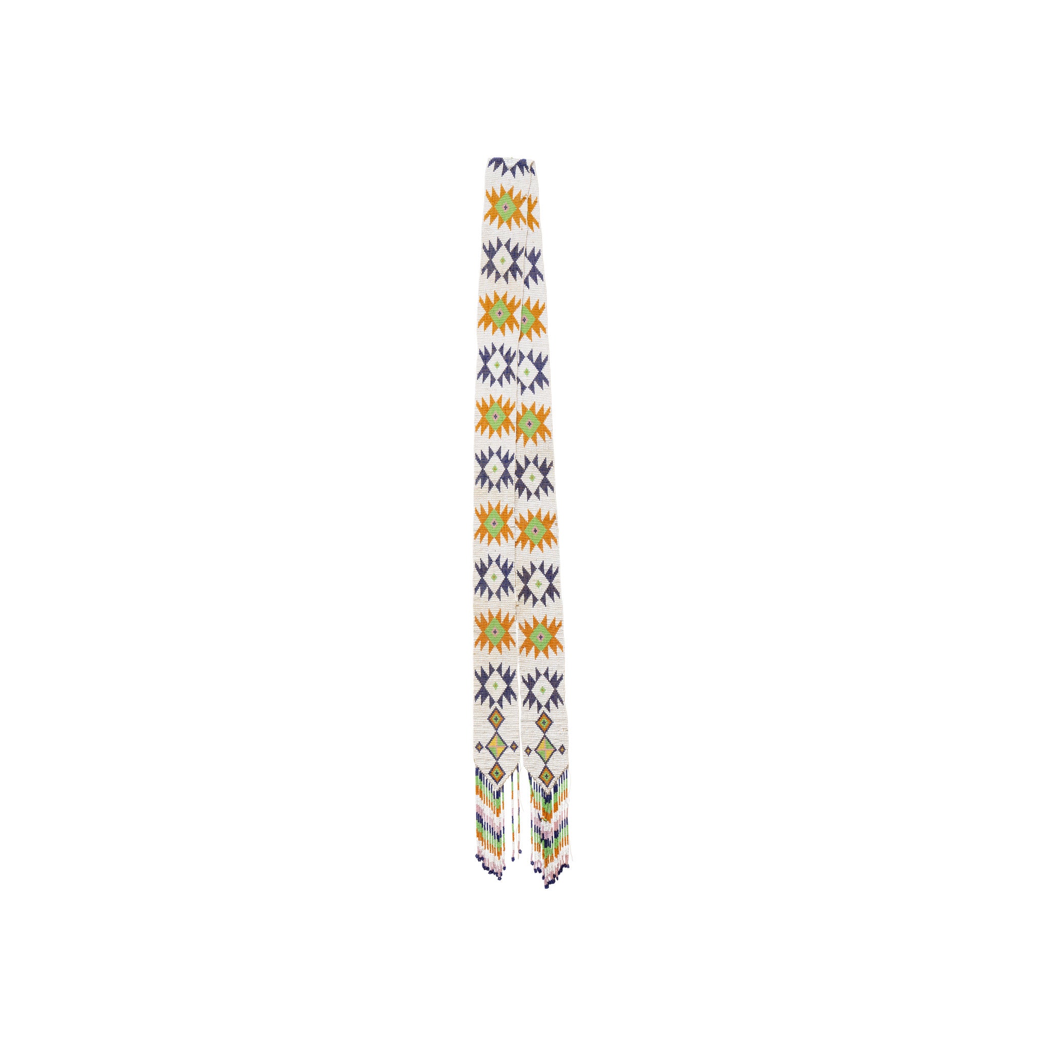 Loom Beaded Sash, Native, Accessory, Sash