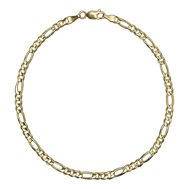 14k Gold Figaro Chain Anklet, Jewelry, Other, Estate