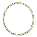 14k Gold Figaro Chain Anklet, Jewelry, Other, Estate