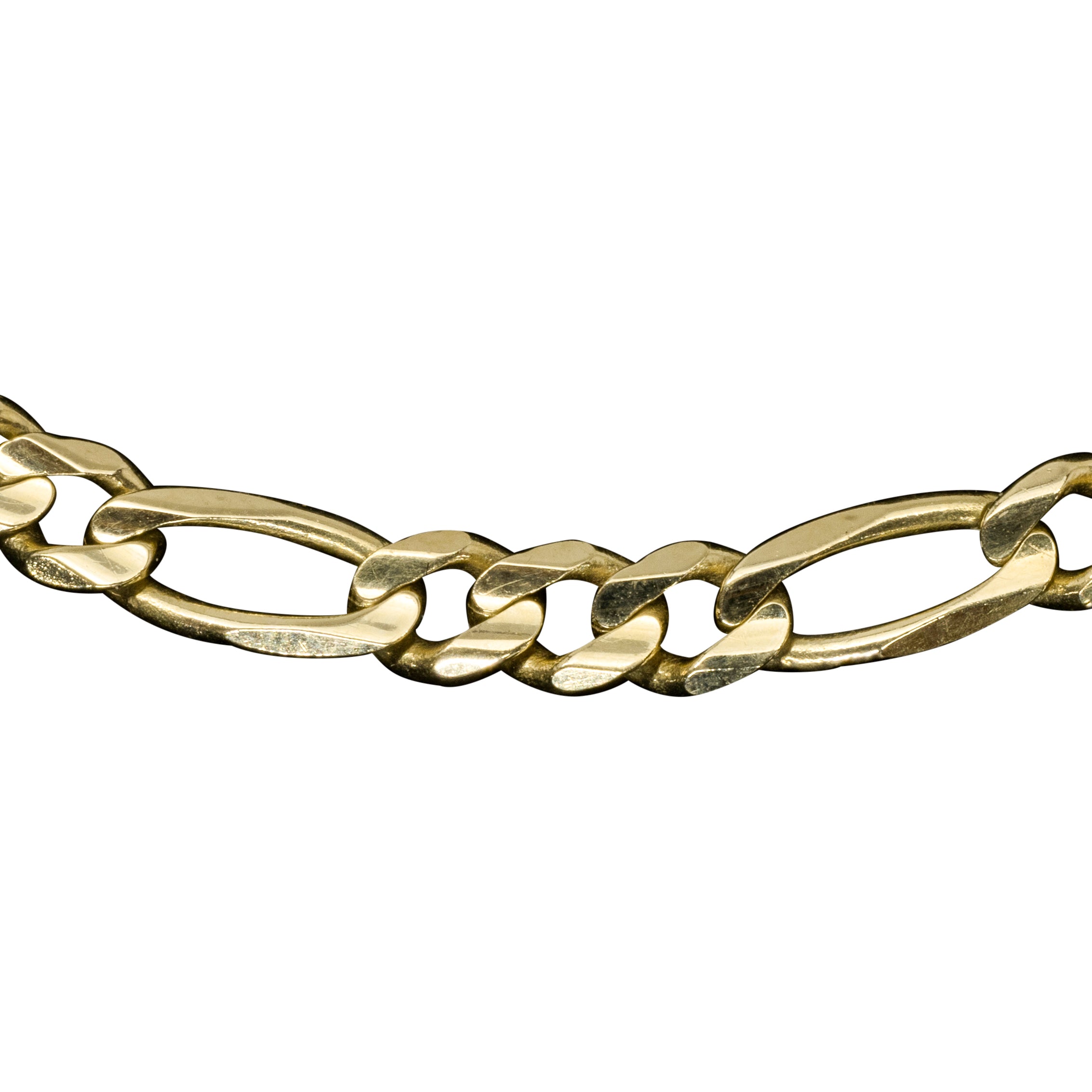 14k Gold Figaro Chain Anklet