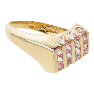 14k Gold and Pink Sapphire Ring, Jewelry, Ring, Estate