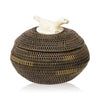 Baleen Basket by Pearl Thompson, Native, Basketry, Vertical