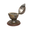 Brass Knight's Helmet Cigar Holder