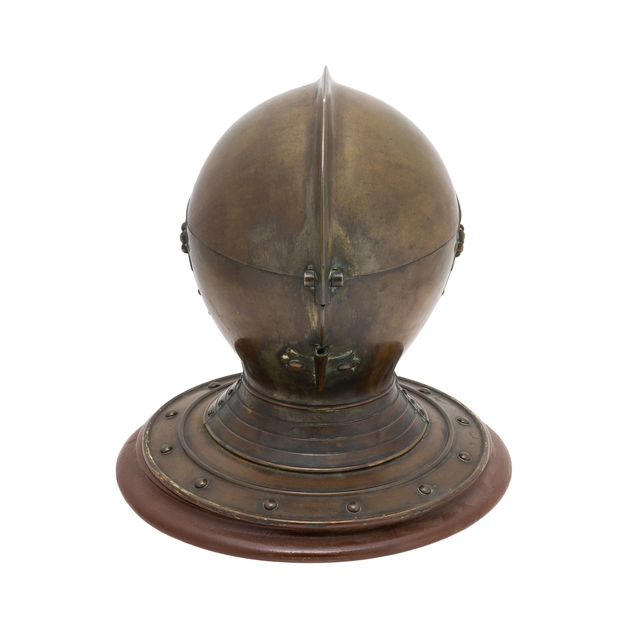 Brass Knight's Helmet Cigar Holder