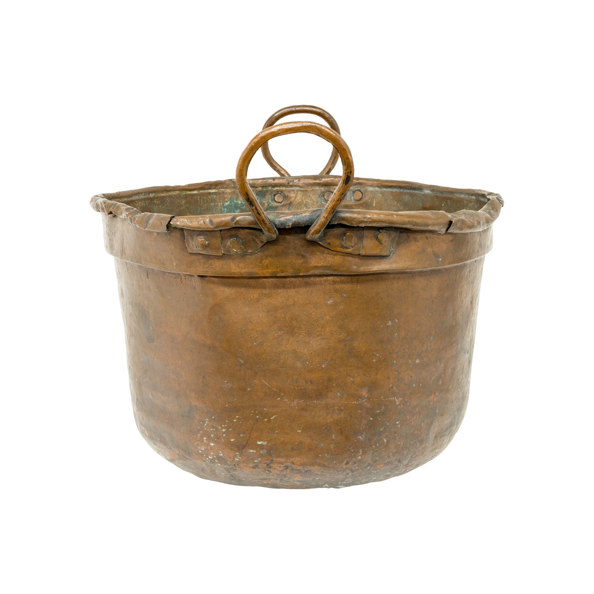 Hand Hammered Copper Cauldron