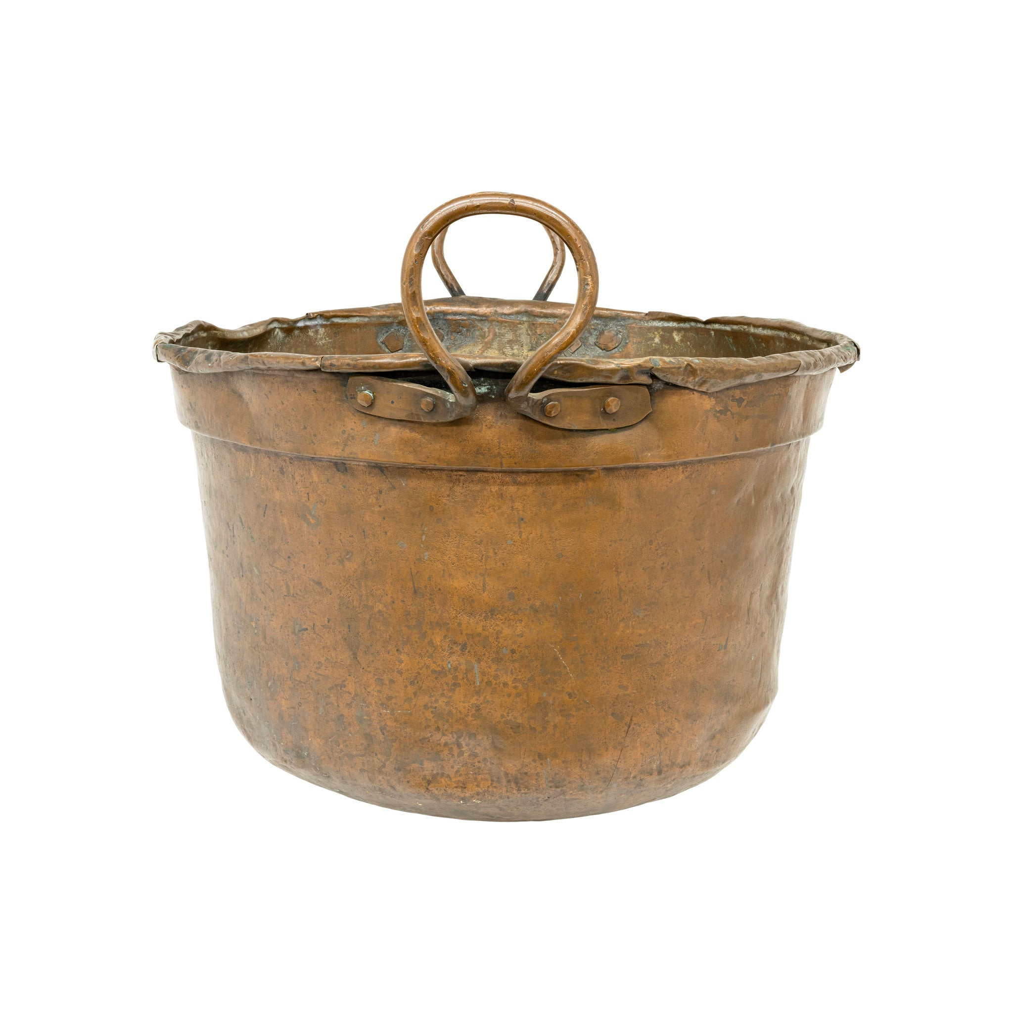 Hand Hammered Copper Cauldron