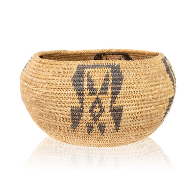 Miwok Basket, Native, Basketry, Vertical