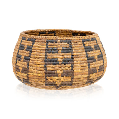 Miwok Basket, Native, Basketry, Vertical