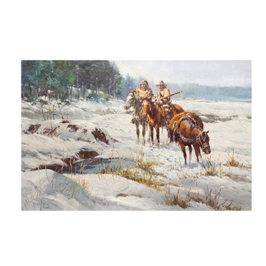 "The Welcome Sun" by Newman Myrah, Fine Art, Painting, Western