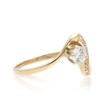 14k Gold and Diamond Ring, Jewelry, Ring, Estate