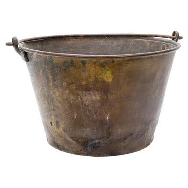 Brass Trade Pail, Western, Fur Trade, Kettle